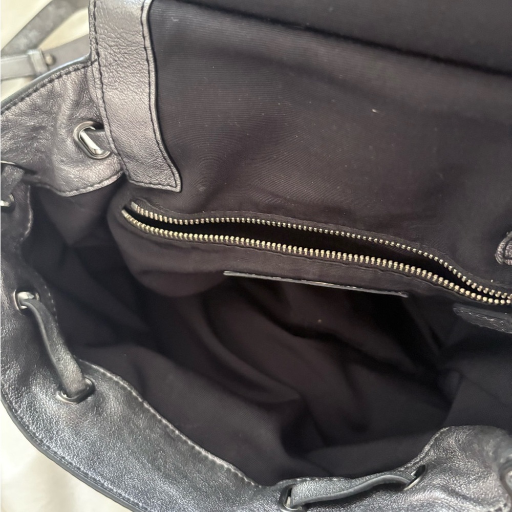 Marc Jacobs Metallic Silver Backpack - image 4